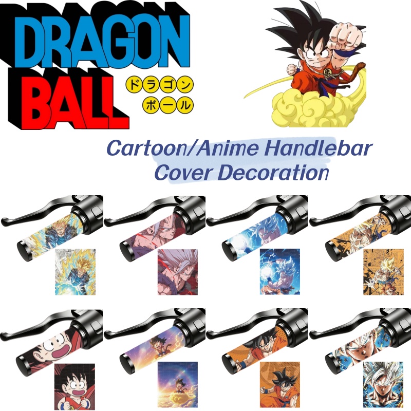 Motorcycle Gear Japan - Dragon Ball Cartoon Goku Elektrofahrzeug-Lenkerhandschuhe Super