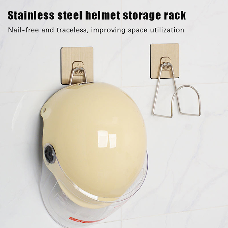 Motorcycle Gear Hanger - Wandmontierte Motorradhelm-Halterung aus Metall, Fahrradhelm-Halter aus
