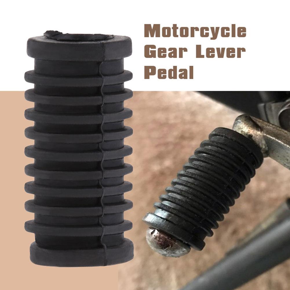 Motorcycle Gear Pedal - Universelle Motorrad-Schalthebelabdeckung Gummi-Schalthebel-Schuhprotektor Anti-Kratz-Fußrastenpolster Moto-Pedal-Zubehör