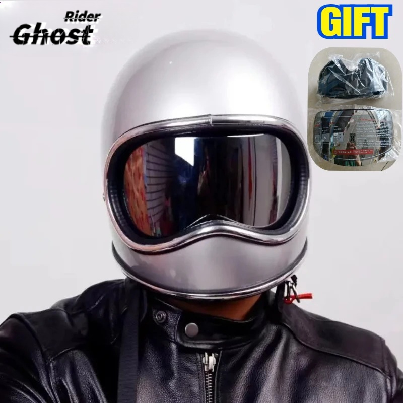 Motorcycle Gear Japan - Vintage Motorradhelm Japan Tech Fiberglas Shell
