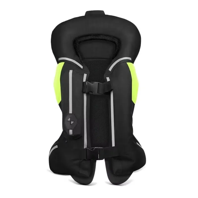 Motorcycle Gear With Airbag - Motorrad-Airbag-Weste, reflektierende Sicherheitsjacke für Rennfahrten, Schutzausrüstung,