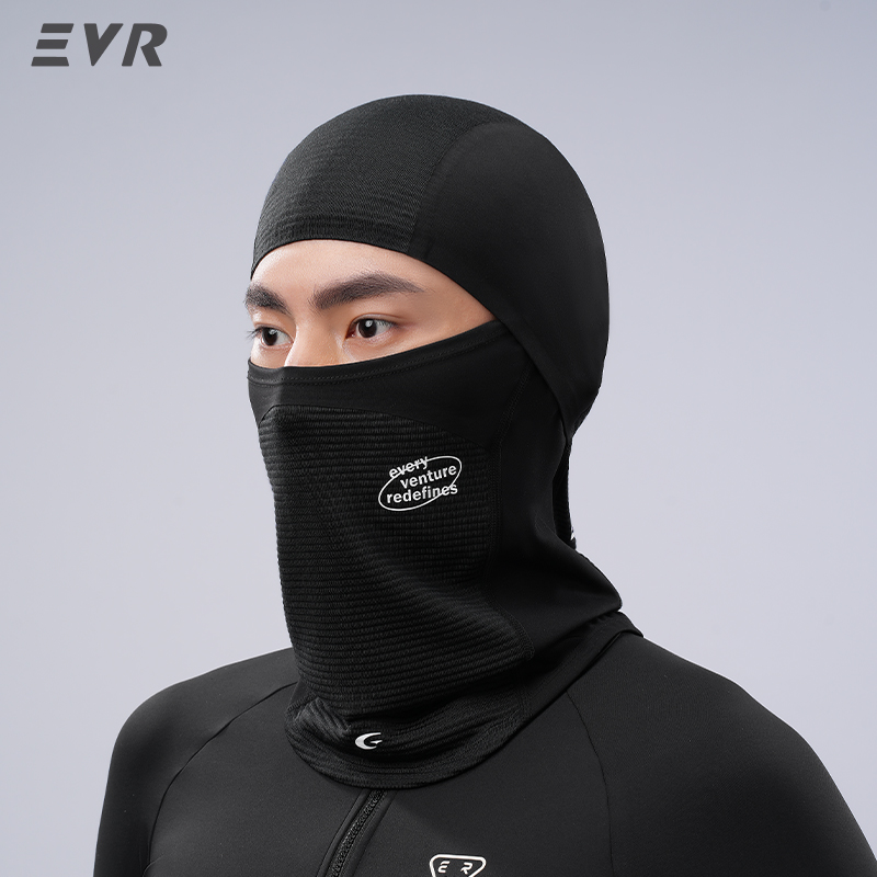 Motorcycle Gear Cycle - EVR Winter-Woll-Gesichtsmaske, Halswärmer, winddicht, warm, atmungsaktiv,