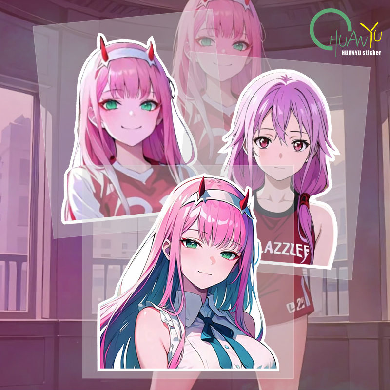 Motorcycle Gear Japan - Kreative JDM Japanische Anime Rosa Mädchen