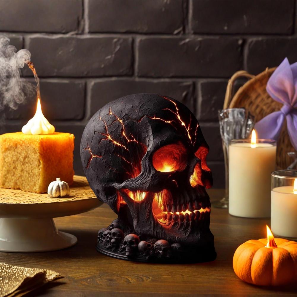 Halloween Lavastein-Totenkopfl – Motorcycle Gear Hanger Bewertung und Preis