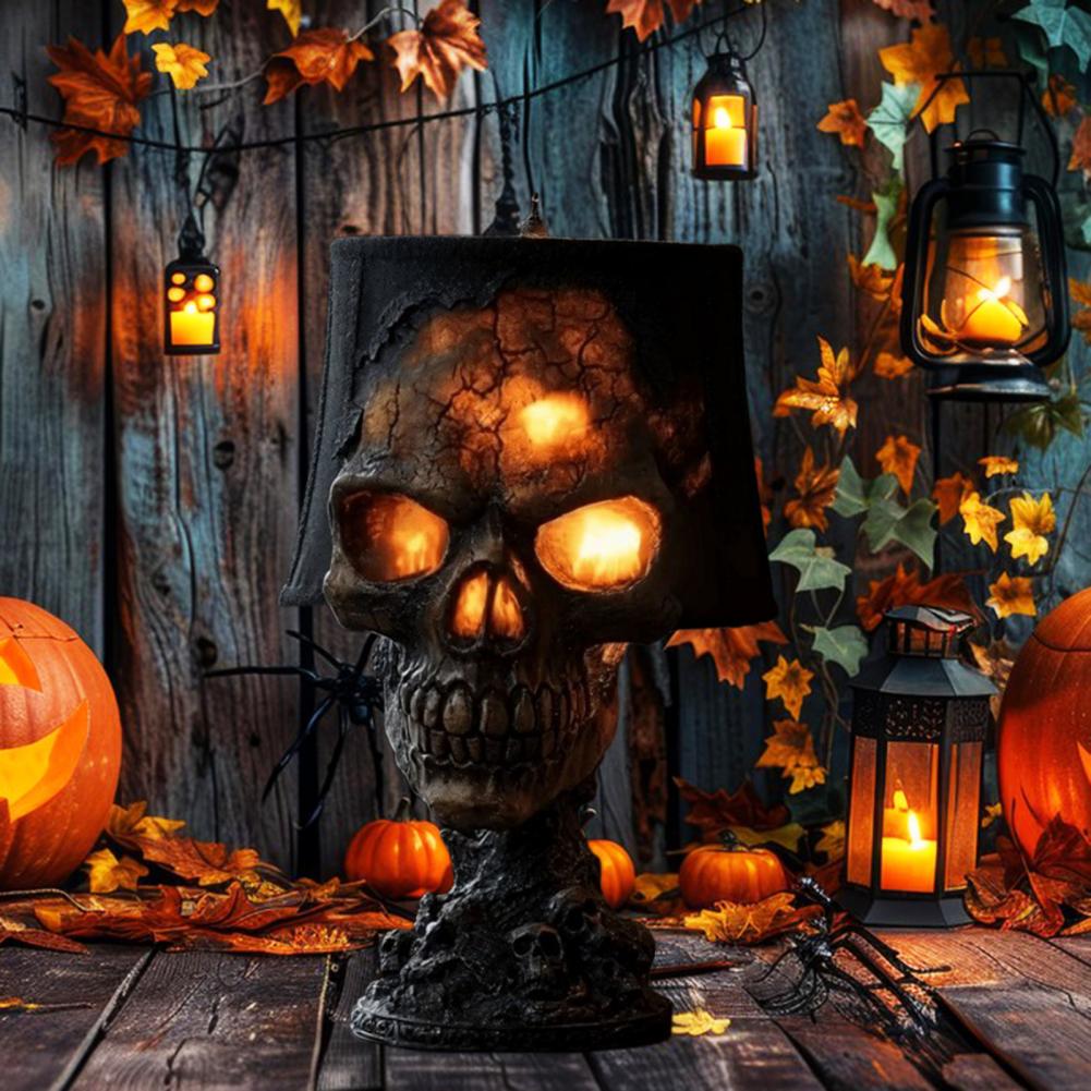 Halloween Lavastein-Totenkopfl – Motorcycle Gear Hanger Bewertung und Preis