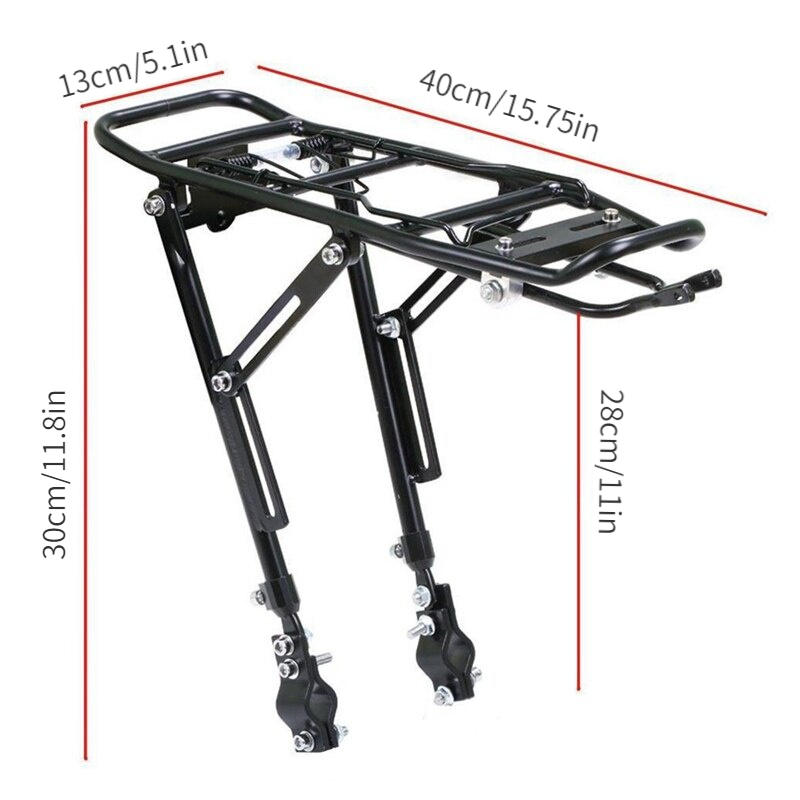 1PC Legierung Hinten Fahrradtr – Tail Bag Rack Bewertung und Preis