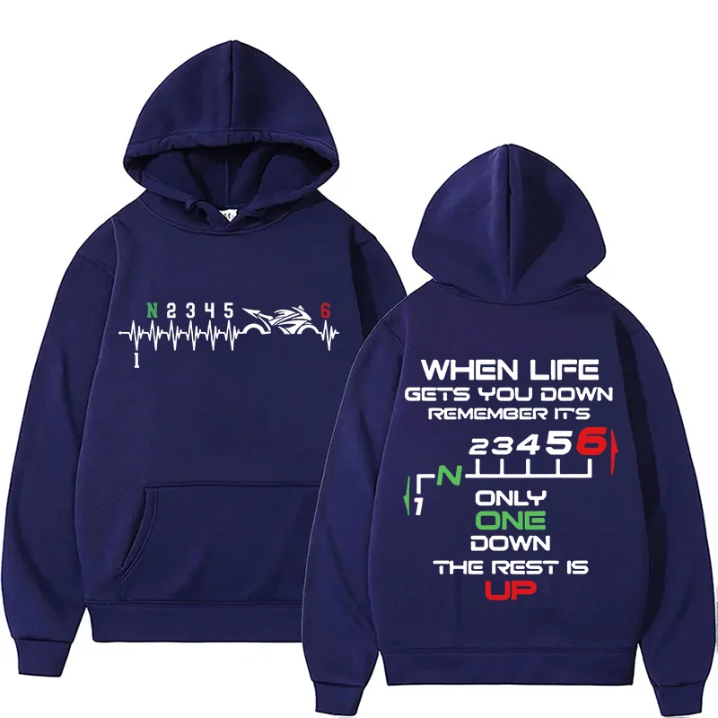 Motorrad-Schaltkappen-Hoodie U – Motorcycle Gear Quotes Bewertung und Preis