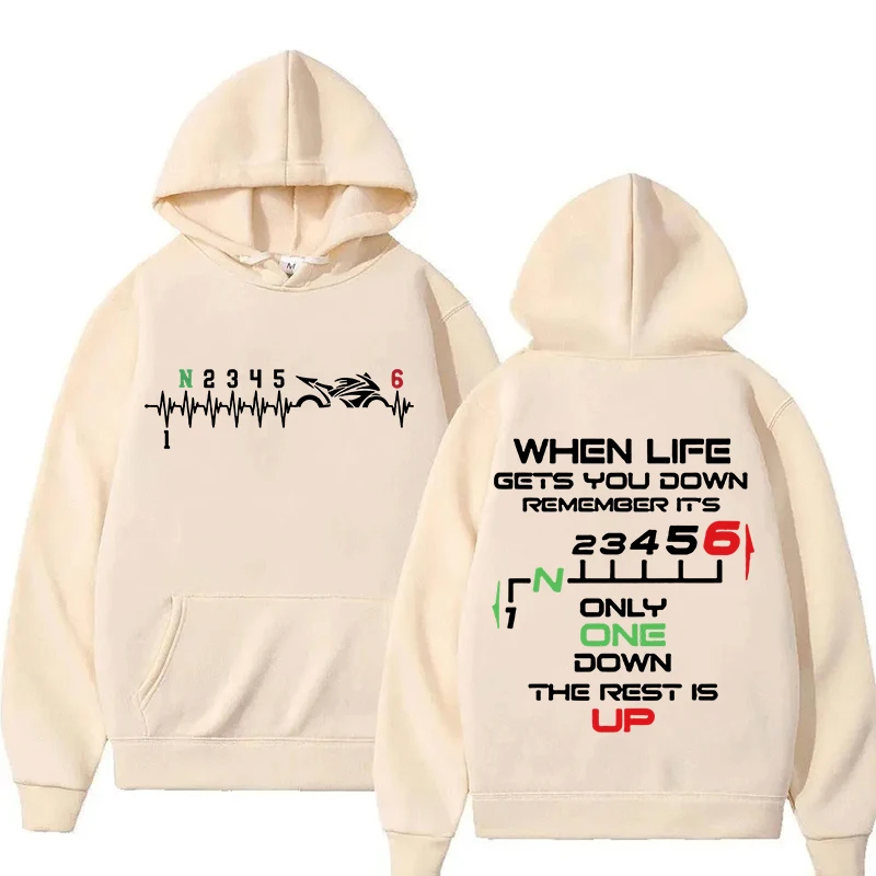 Motorrad-Schaltkappen-Hoodie U – Motorcycle Gear Quotes Bewertung und Preis
