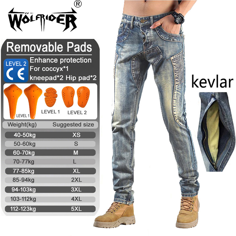 Kevlar Motorrad Jeans Männer A – Motorcycle Gear Japan Bewertung und Preis